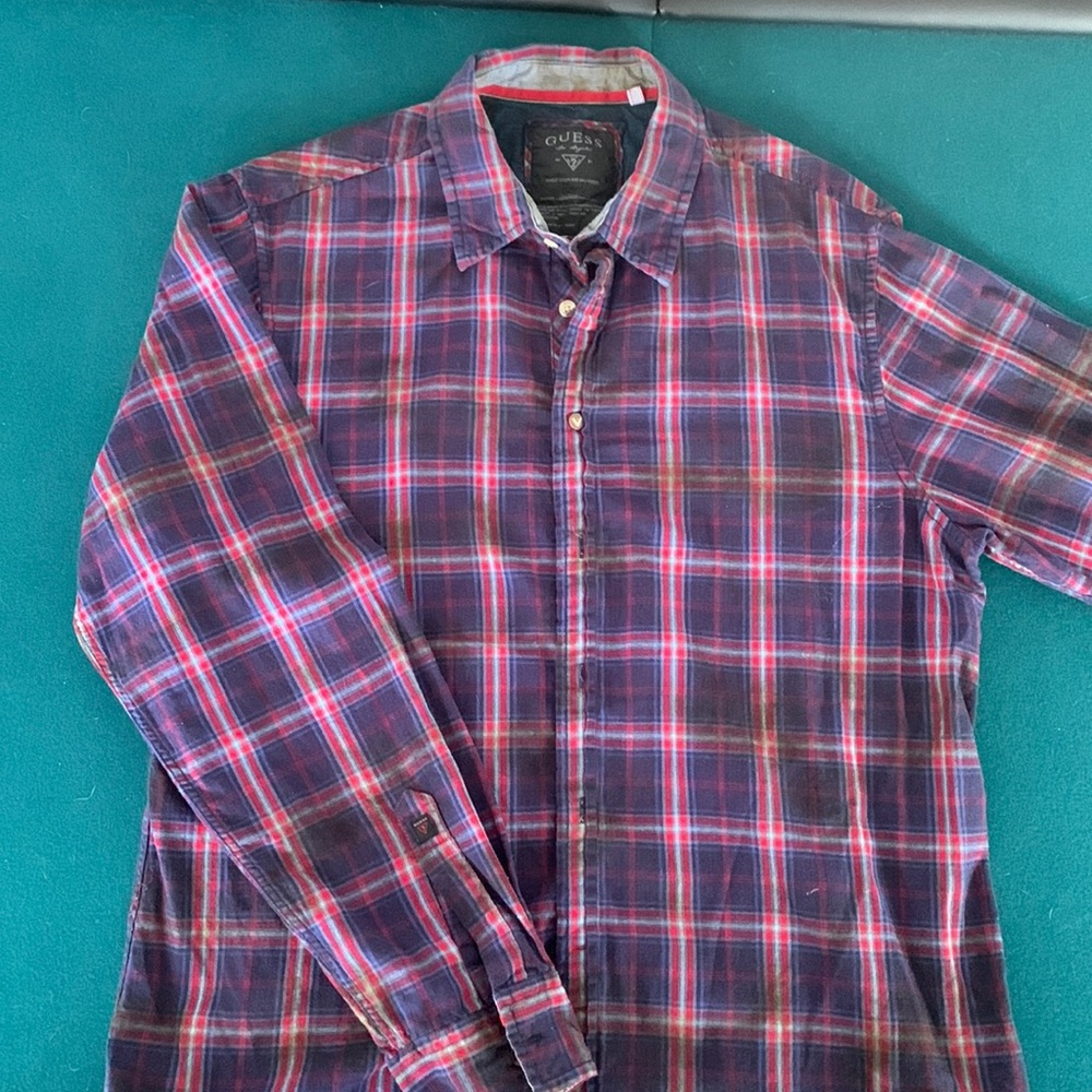 Vintage Guess Men’s XL Flannel